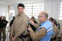 Diretoria de Gestão de Pessoas da PMPR apresenta novo brasão em solenidade no Quartel do Comando-Geral