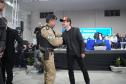 A Polícia Militar do Paraná também participa ativamente da feira, garantindo a segurança de todos os visitantes e mantendo um estande de exposição