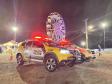 A Polícia Militar do Paraná também participa ativamente da feira, garantindo a segurança de todos os visitantes e mantendo um estande de exposição