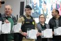 A Polícia Militar do Paraná também participa ativamente da feira, garantindo a segurança de todos os visitantes e mantendo um estande de exposição