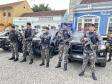 As unidades especializadas da PMPR foram mobilizadas para apoiar as forças locais e reforçar áreas estratégicas