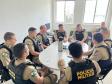 O encontro teve como objetivo o alinhamento estratégico das ações de policiamento para a temporada de verão