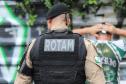 A atuação da PMPR teve início ainda nas primeiras horas da manhã, com reforço no policiamento desde as 8h até as 22H