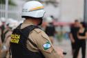 A atuação da PMPR teve início ainda nas primeiras horas da manhã, com reforço no policiamento desde as 8h até as 22H