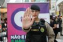 PMPR e Forças de Segurança Intensificam Ações de Proteção à Mulher durante evento da SESP no Shopping Estação