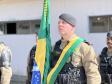  O ato marcou a entrega do comando do tenente-coronel Luiz Alexandre Murbach Soares ao major Paulo Fernando Pires Ribeiro