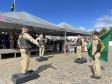  O ato marcou a entrega do comando do tenente-coronel Luiz Alexandre Murbach Soares ao major Paulo Fernando Pires Ribeiro