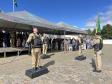  O ato marcou a entrega do comando do tenente-coronel Luiz Alexandre Murbach Soares ao major Paulo Fernando Pires Ribeiro
