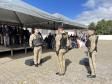  O ato marcou a entrega do comando do tenente-coronel Luiz Alexandre Murbach Soares ao major Paulo Fernando Pires Ribeiro