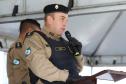  O ato marcou a entrega do comando do tenente-coronel Luiz Alexandre Murbach Soares ao major Paulo Fernando Pires Ribeiro