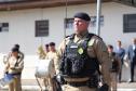  O ato marcou a entrega do comando do tenente-coronel Luiz Alexandre Murbach Soares ao major Paulo Fernando Pires Ribeiro