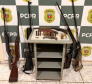 PMPR e PCPR apreendem armas e prendem homem em Ibiporã
