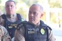 Na ocasião, o tenente-coronel Andrey Müller Iark transmitiu a função ao tenente-coronel Márcio Valim de Souza