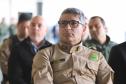 Na ocasião, o tenente-coronel Andrey Müller Iark transmitiu a função ao tenente-coronel Márcio Valim de Souza