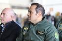Na ocasião, o tenente-coronel Andrey Müller Iark transmitiu a função ao tenente-coronel Márcio Valim de Souza