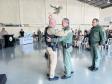 Na ocasião, o tenente-coronel Andrey Müller Iark transmitiu a função ao tenente-coronel Márcio Valim de Souza