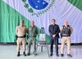 Na ocasião, o tenente-coronel Andrey Müller Iark transmitiu a função ao tenente-coronel Márcio Valim de Souza