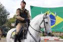  O evento reuniu autoridades militares e civis, veteranos, policiais da ativa, familiares e convidados para celebrar a trajetória da Cavalaria paranaense