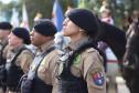  O evento reuniu autoridades militares e civis, veteranos, policiais da ativa, familiares e convidados para celebrar a trajetória da Cavalaria paranaense