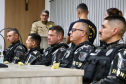 Atuação da PMPR é reconhecida com homenagem a policiais em Rio Branco do Sul