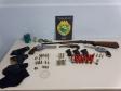 RONE apreende armas de fogo, munições e apetrechos durante abordagem na RMC

