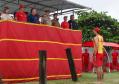 Da Esuerda para direita:Cel. QOBM Fabio Mariano de Oliveira Comandante do Corpo de Bombeiros /Cel. QOPM Élio de Oliveira Manoel Secretário Chefe da Casa Militar e Coordenador Geral do Verão Paraná / Cel. QOPM Maurício Tortato Comandante geral da polícia Militar /Cel. QOPM Chehade Elias Geha Comandante do 6º CRPM