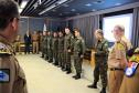 Curitiba, 225 de Fevereiro de 2018. Visita do Comandante da Artilharia Divisionária da 5ª Divisão de Exército, General de Brigada Rodrigo Pereira Vergara  ao Quartel do Comando-Geral da Polícia Militar do Paraná.