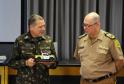 Curitiba, 225 de Fevereiro de 2018. Visita do Comandante da Artilharia Divisionária da 5ª Divisão de Exército, General de Brigada Rodrigo Pereira Vergara  ao Quartel do Comando-Geral da Polícia Militar do Paraná.