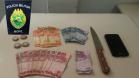 BOPE captura homens com Mandado de Prisão em aberto, apreende 5,1 quilos de maconha e recupera dinheiro