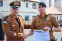 Curitiba, 05 de abril de 2018. Entrega de Medalhas do 1º CRPM