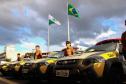 Curitiba, 05 de Abril de 2018.  Governador entrega novas viaturas em frente ao Palacio Iguaçu.