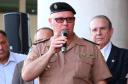 Curitiba, 05 de Abril de 2018.  Governador entrega novas viaturas em frente ao Palacio Iguaçu.