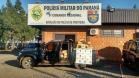 Durante operação BPFron apreende mais de uma tonelada de maconha e recupera caminhonete no Oeste do estado

