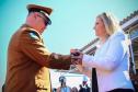 Curitiba, 11 de abril de 2018. Passagem de Comando da PMPRCoronel Audilene Rosa de Paula Dias Rocha assume o Comando Da PMPR