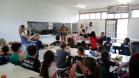 Crianças fazem visita a Batalhão da PM em Cascavel (PR), Oeste do estado