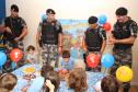 Curitiba, 23 de abril de 2018. BOPE prestigia aniversário infantil