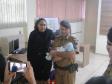 Três dias após salvar bebê, policial recebe visita dos pais do recém-nascido no 6º Batalhão
