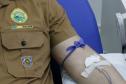 Policiais militares de Ponta Grossa doam sangue em comemoração aos 164 anos da PMPR