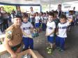 Batalhão da PM faz entrega de brinquedos para crianças de Pato Branco (PR), no Sudoeste do estado