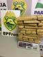 BPFron apreende mais de 25 quilos de maconha na Fronteira de Paraná com o Paraguai