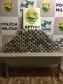 BPFron apreende 90 quilos de maconha em Guaíra (PR)