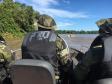 Equipes da Polícia Ambiental participam de atividade educativa no Rio Paraná, no Noroeste do estado