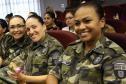Curitiba, 26 de fevereiro de 2019. Homenagem as policiais militares pelo dia internacional da mulher