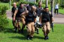 São José dos Pinhais, 30 de março de 2019. Exercício de APH Tático - 17º BPM