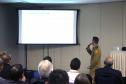 Pinhais, 11 de abril de 2019. Palestra do Cel. Hudson na Expotrade
