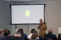 Pinhais, 11 de abril de 2019. Palestra do Cel. Hudson na Expotrade