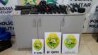 Nove armas de fogo e mais de 1,1 mil munições são encontradas pela PM em ônibus de viagem em Cascavel