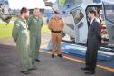 Curitiba, 26 de abril de 2019. Demonstração do helicoptero aos Oficiais da Almepar.