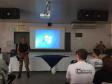 Alunos do Colégio Estadual Cianorte participam de palestra de policiais militares sobre o ingresso na Corporação