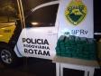 BPRv apreende mais de 36 quilos de maconha em situações distintas no Oeste e no Noroeste do estado